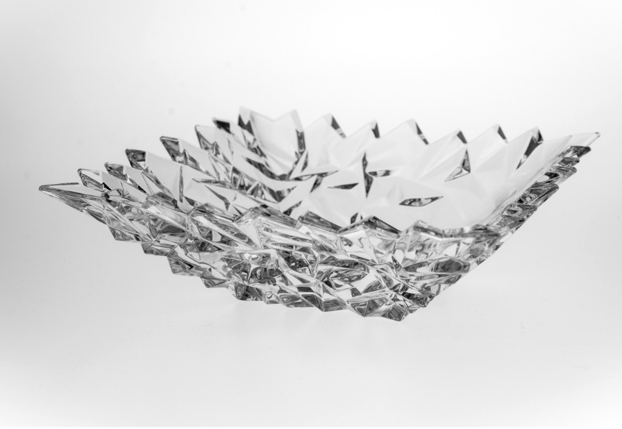 Czech crystal bowl- Glacier