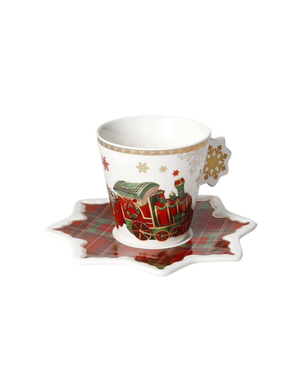 Christmas espresso cups