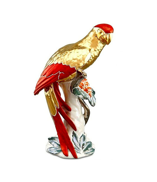 Porcelain parrot