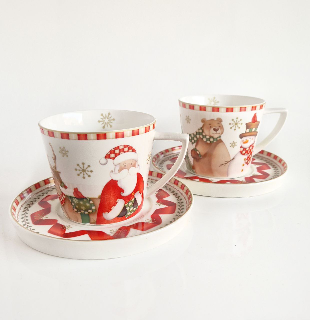 Christmas porcelain coffee set
