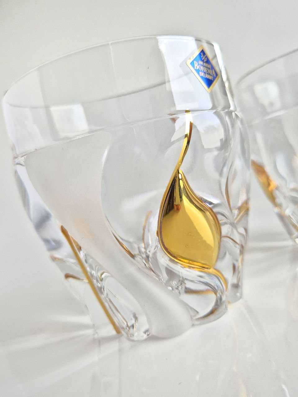Crystal and Gold whisky set - Bamboo