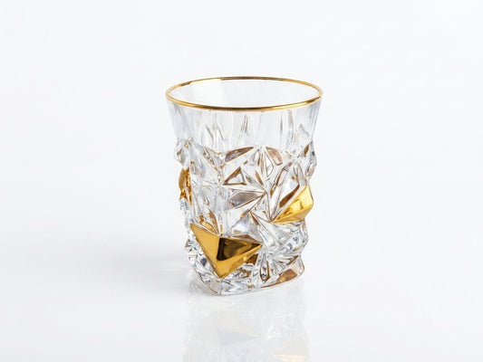 Crystal and Gold Tea Cups - Glacier