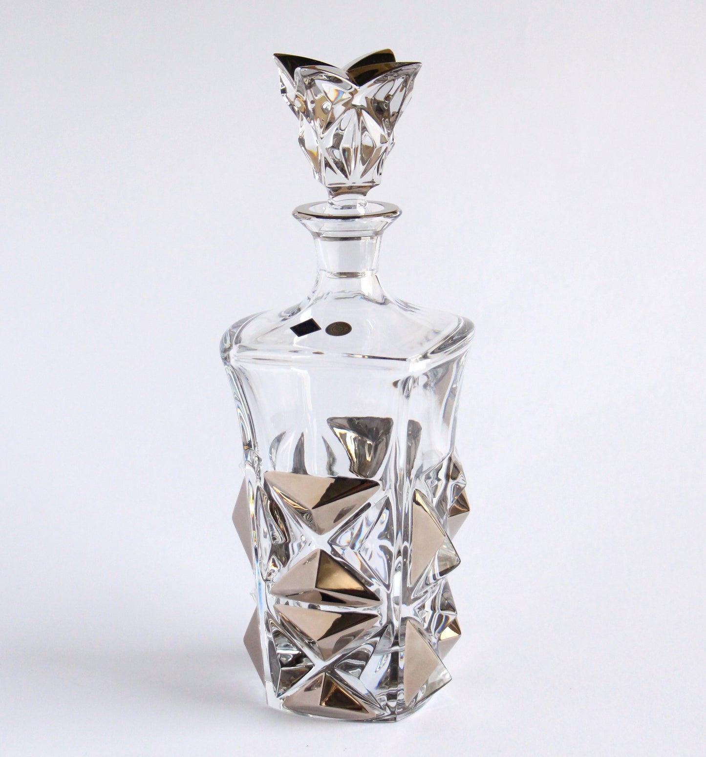 Crystal liquor bottle- Pyramid