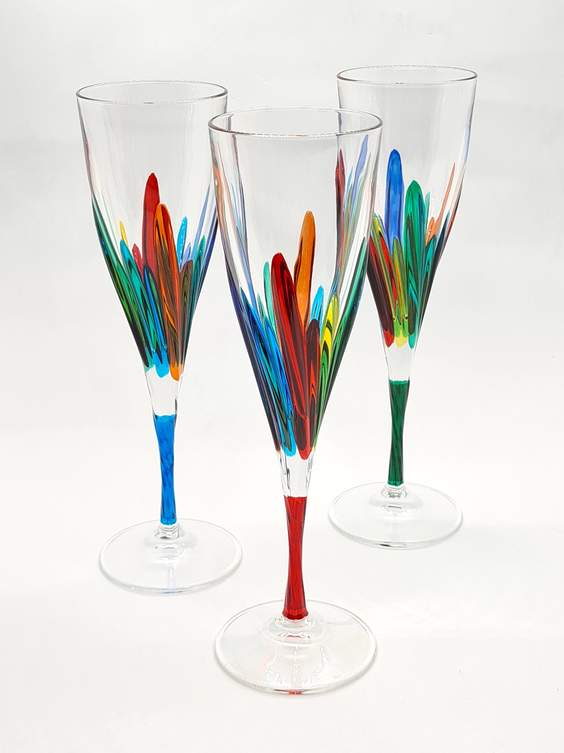 Crystal Champagne set- Fluente