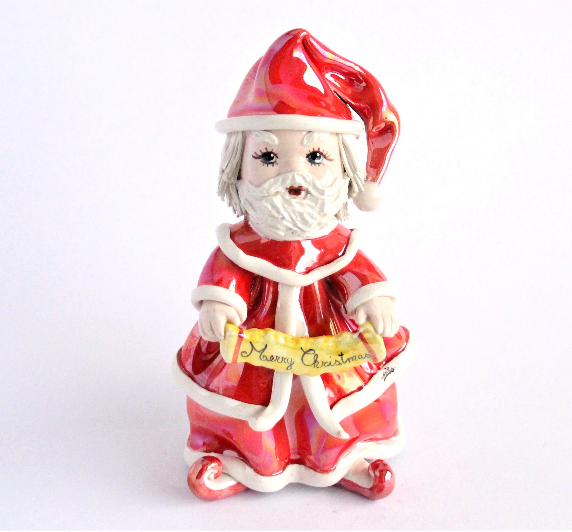 Ceramic santa claus