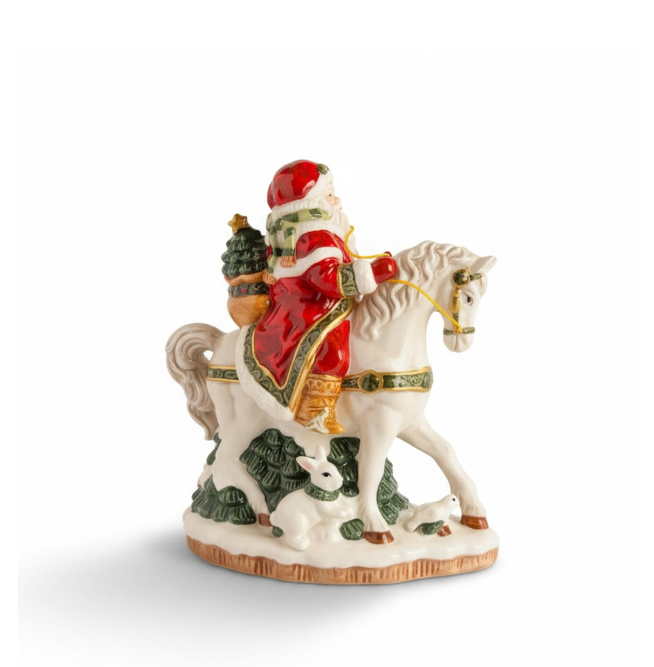 Santa riding a horse - Carillon