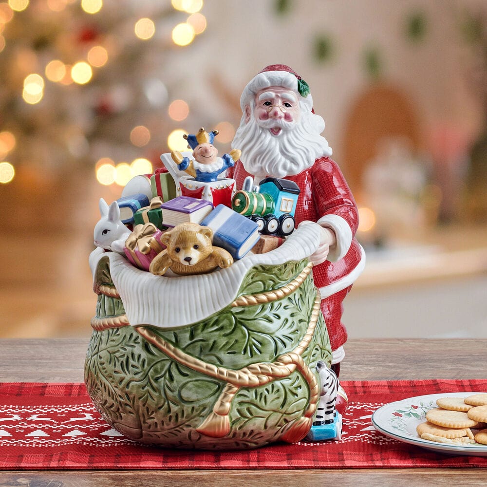 Santa Clause Christmas cookie jar