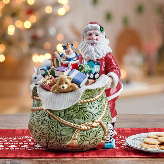 Santa Clause Christmas cookie jar