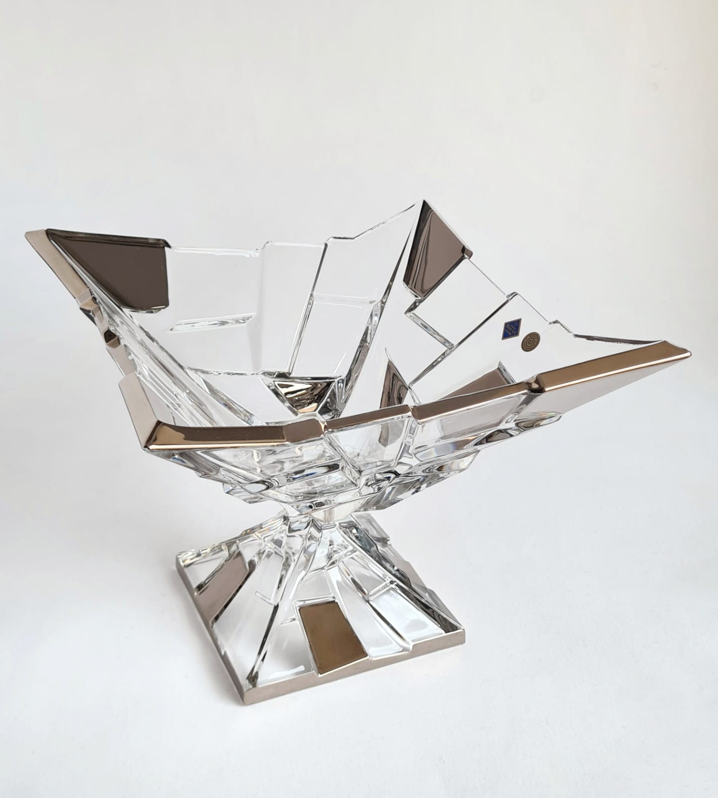 Crystal bowl on foot- sydney