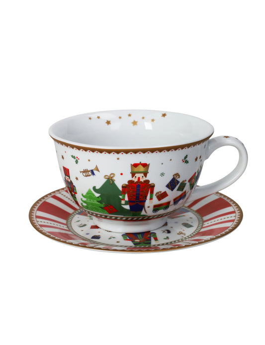 Christmas tea cup