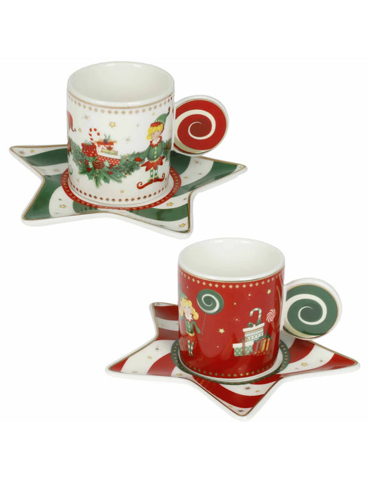 Christmas coffee cups