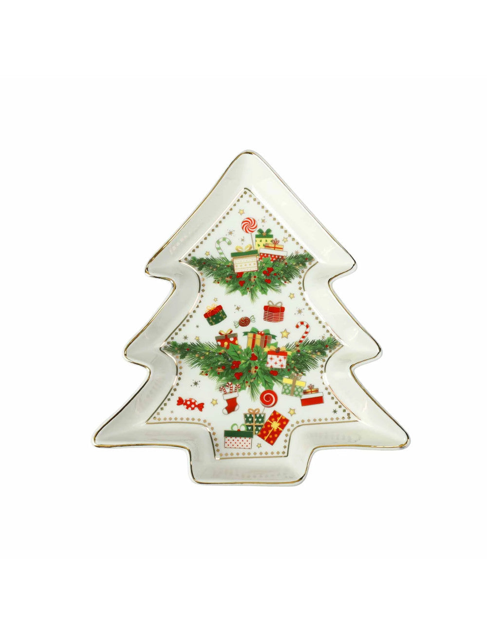 Christmas porcelain tray