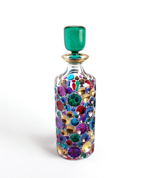 Colour & gold whisky decanter - Lisboa