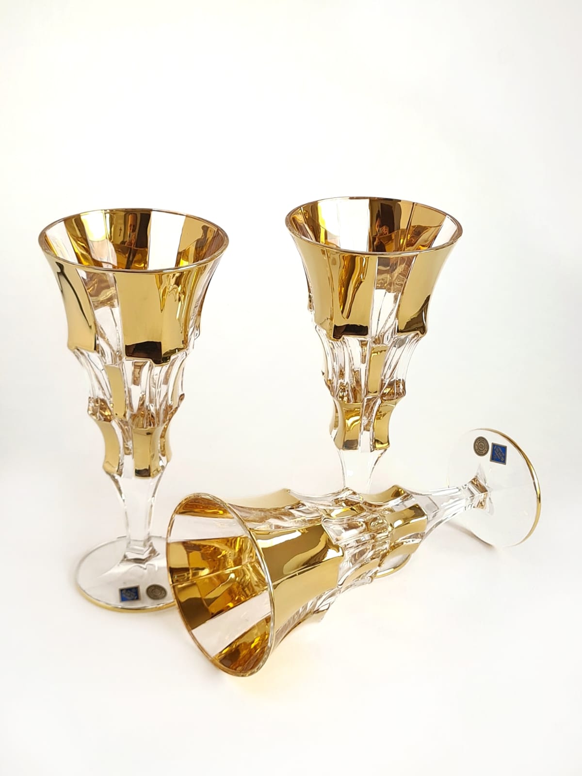 crystal wine set